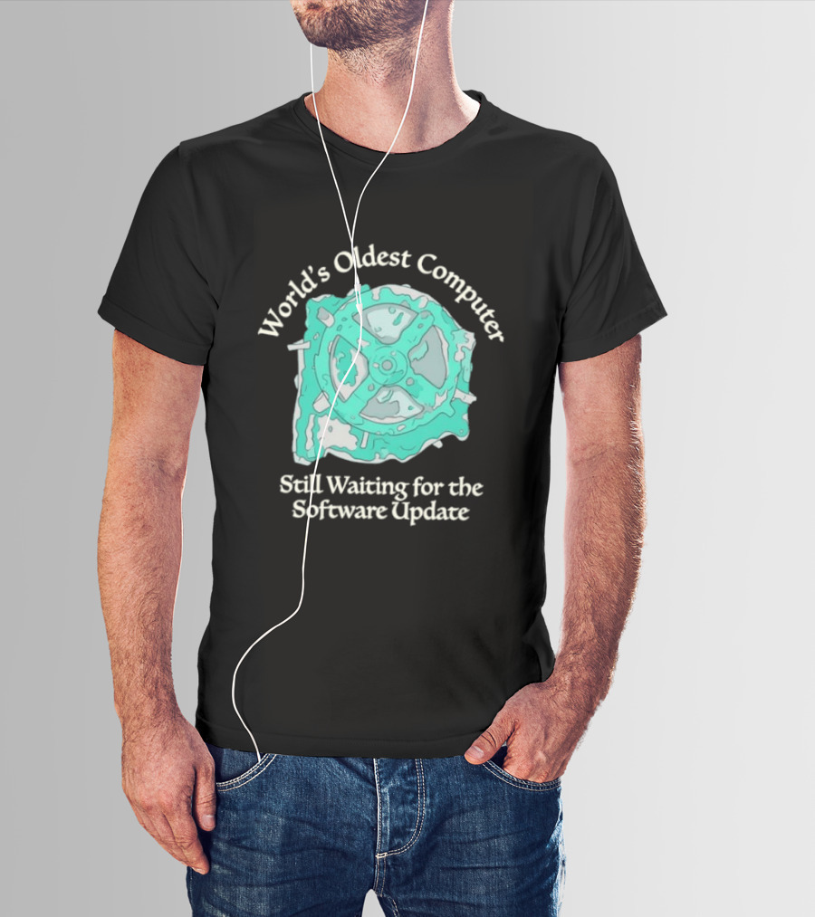 Antikythera Mechanism World's Oldest Computer Still Waiting For The Software Update T-Shirt