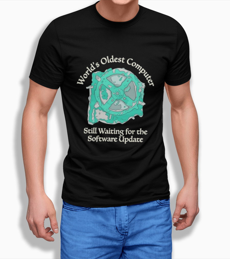 Antikythera Mechanism World's Oldest Computer Still Waiting For The Software Update T-Shirt
