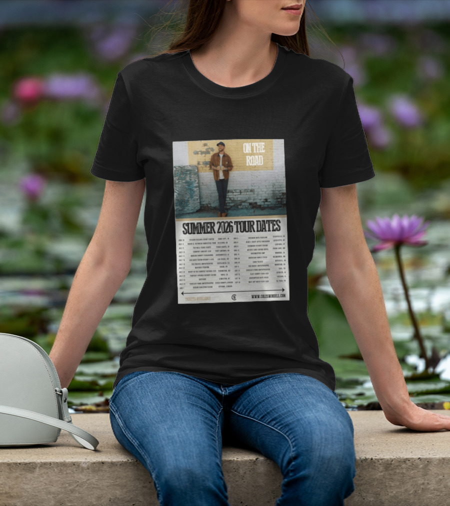 Cole Swindell On The Road Summer Tour 2026 Dates With Tickets Available T-Shirt