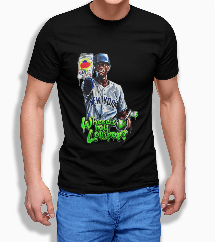 New York Mets Curtis Granderson Where's My Lollipop T-Shirt
