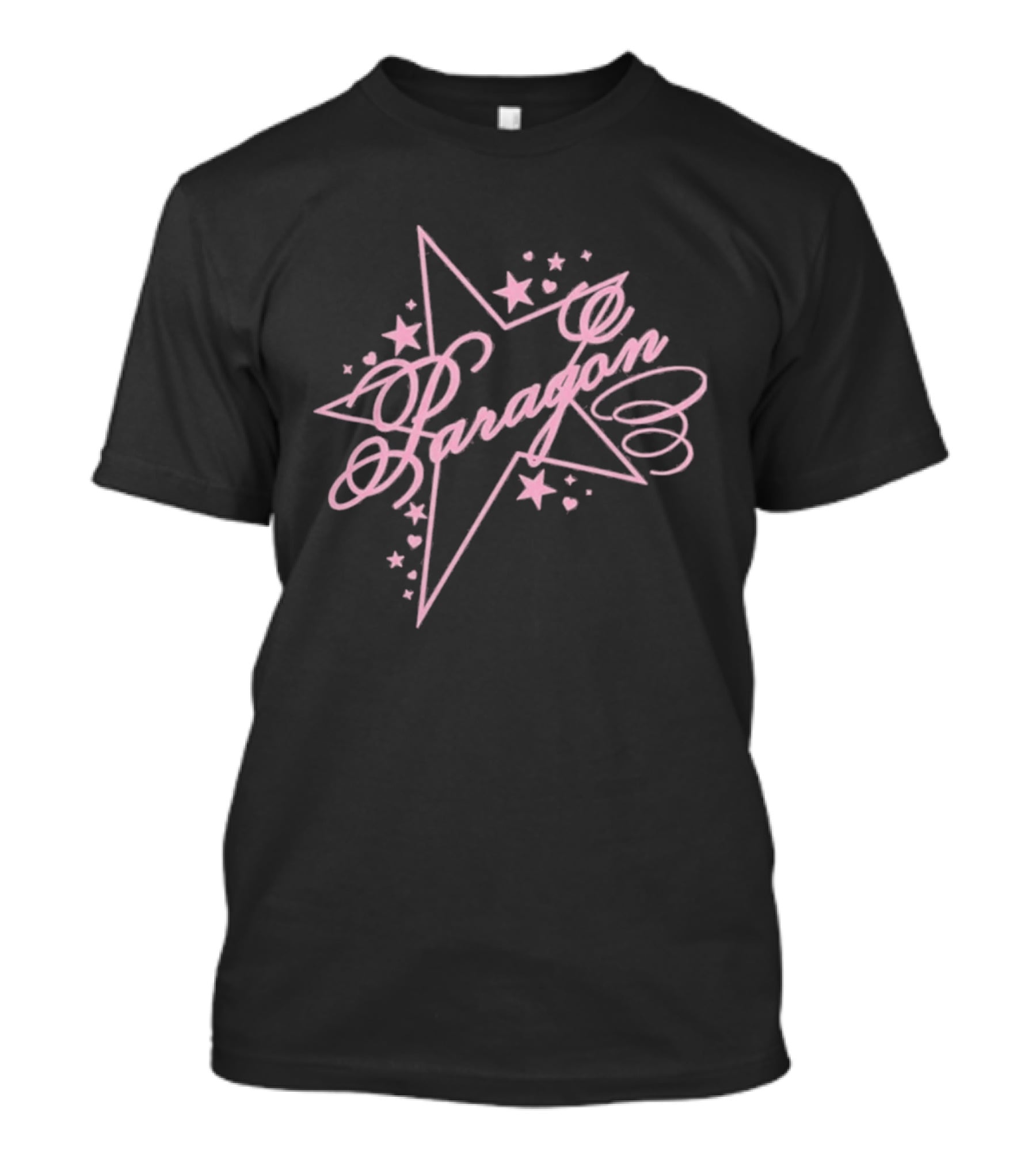 Naomi Jon Paragon Star Pink Script Aesthetic T-Shirt