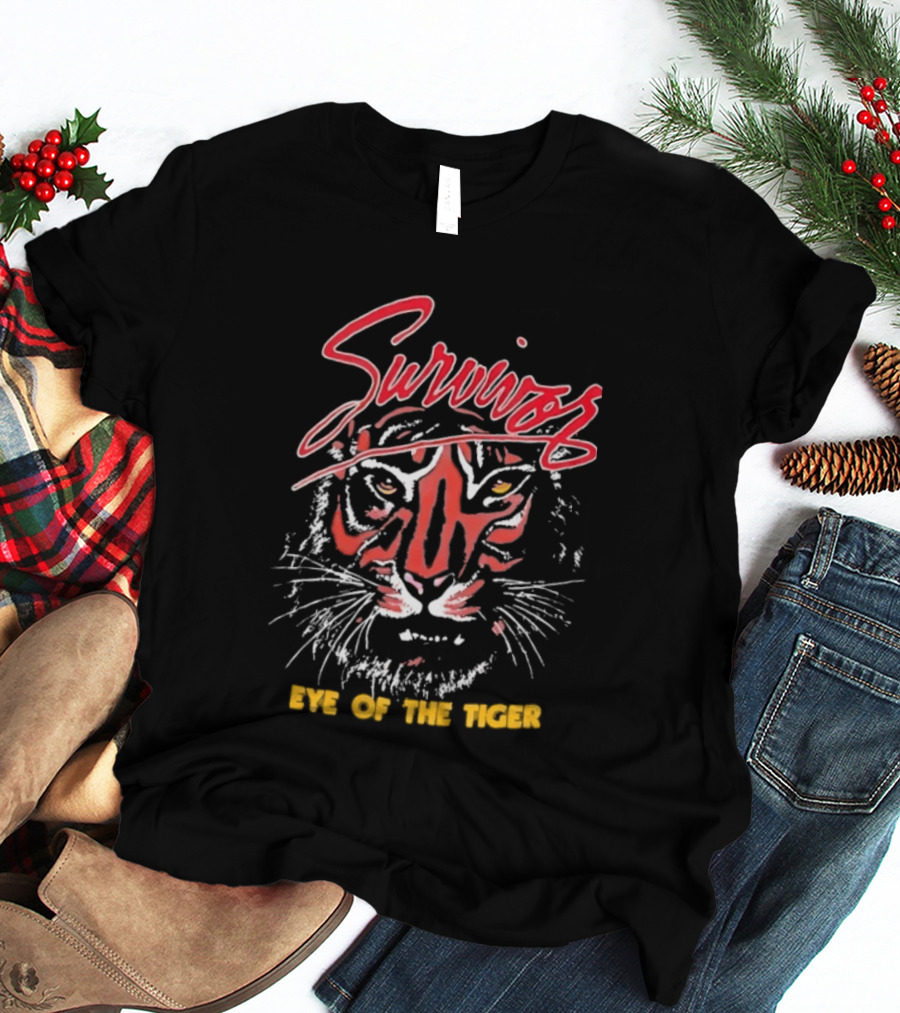 Survivor Eye Of The Tiger Tiger Face T-Shirt