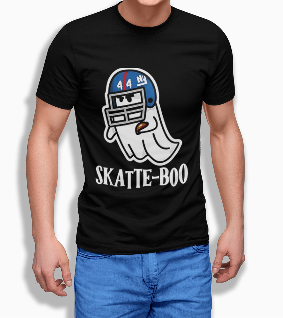 Ghost Skatte Boo Cam New York Giants Football 2025 Skatte Boo T-Shirt