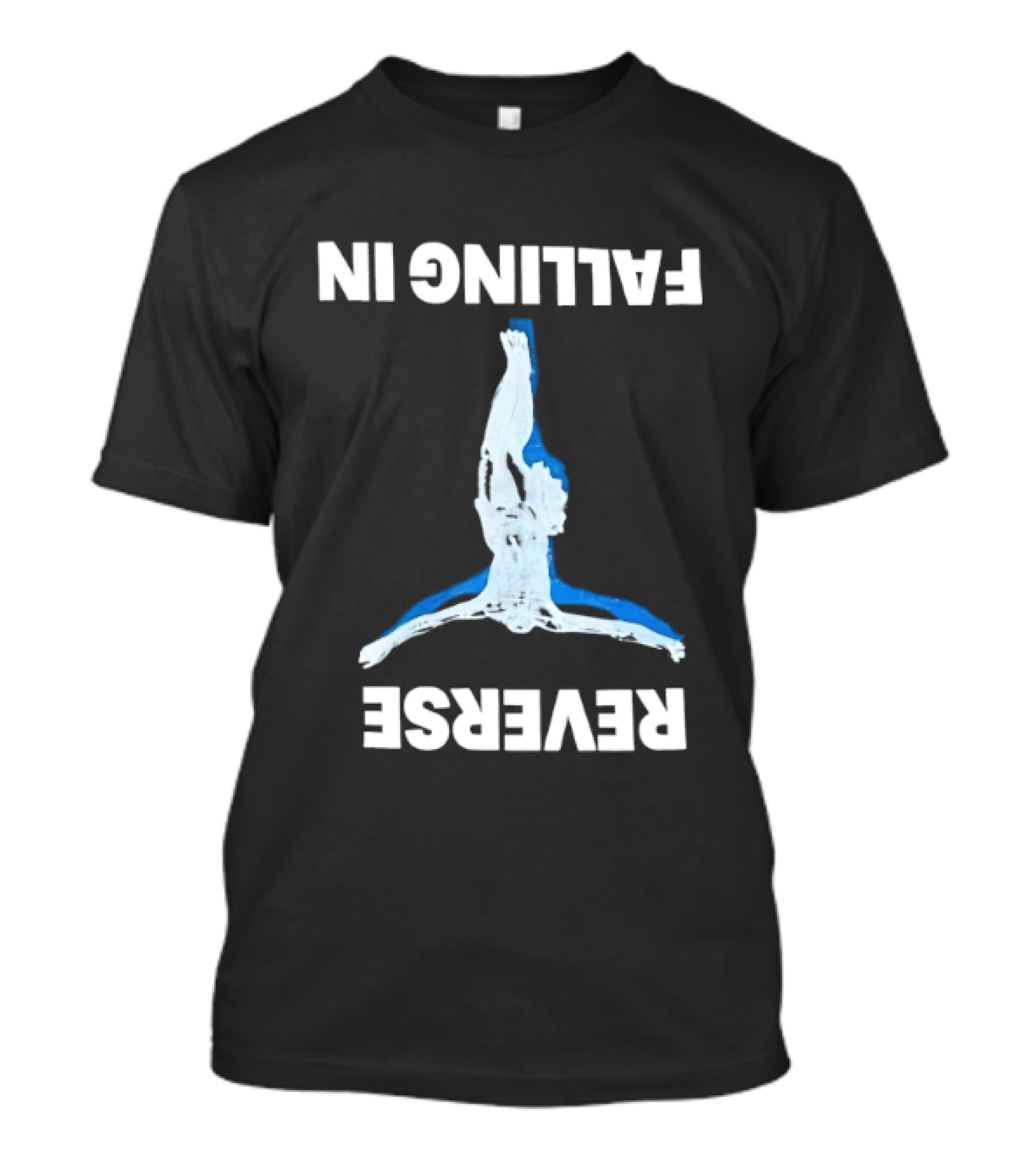 Playboi Carti Falling In Reverse Upside Down Human Figure T-Shirt