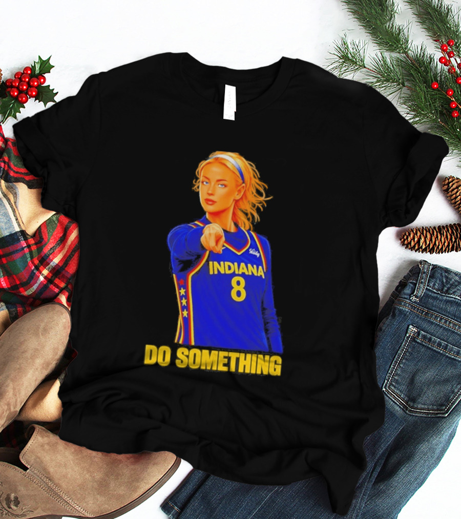 Sophie Cunningham Indiana Fever 8 Do Something T-Shirt