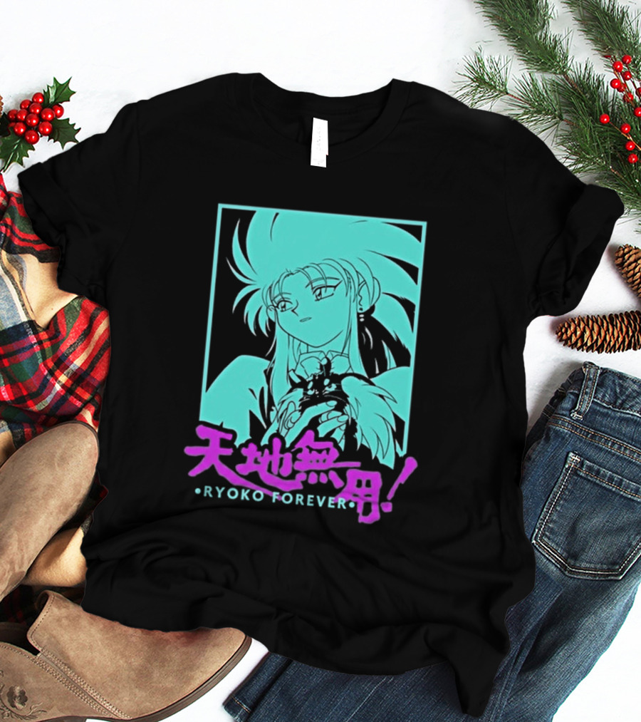 Tenchi Muyo Ryoko Forever Anime Character Illustration Gaming T-Shirt