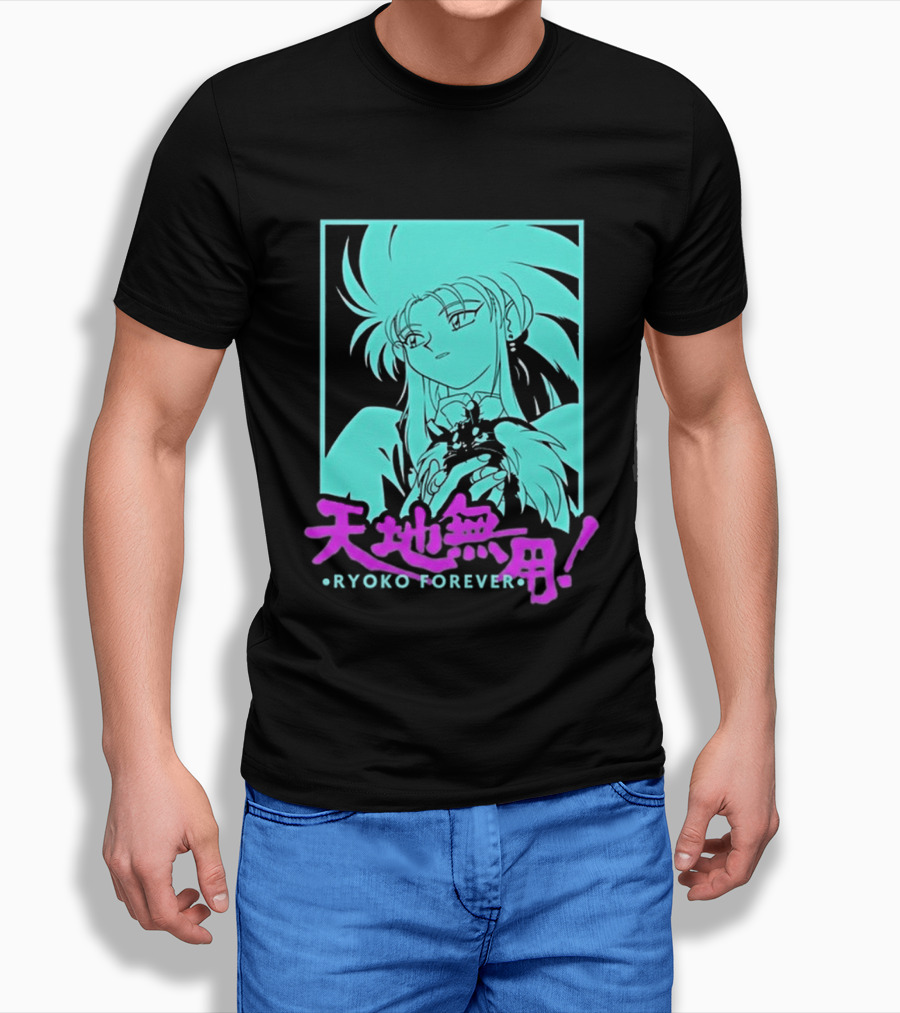 Tenchi Muyo Ryoko Forever Anime Character Illustration Gaming T-Shirt