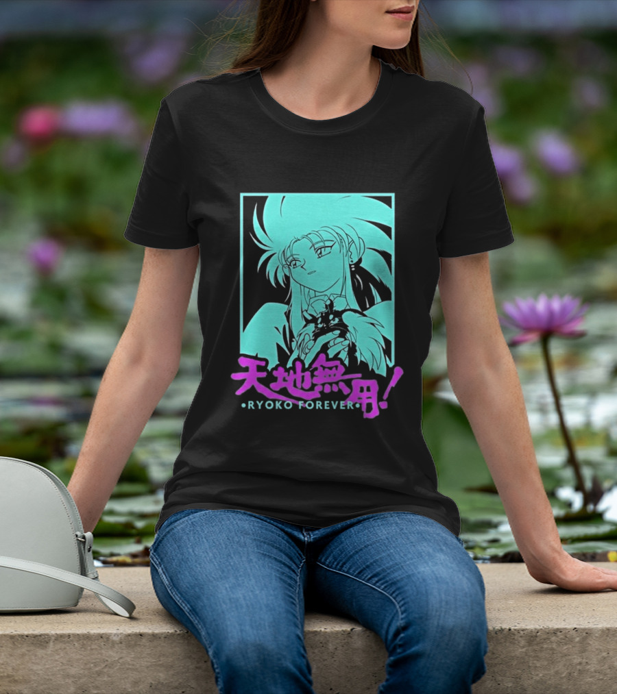 Tenchi Muyo Ryoko Forever Anime Character Illustration Gaming T-Shirt