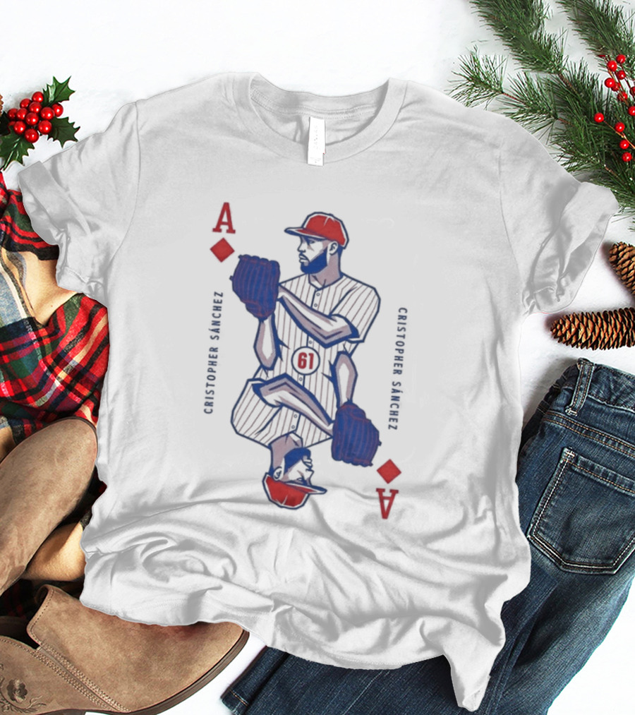 Cristopher Sánchez Ace Of Diamonds Baseball Player T-Shirt