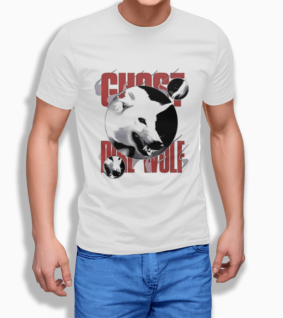 Ghost Dire Wolf Game Of Thrones Fan T-Shirt