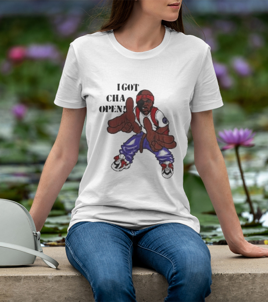 I Got Cha Opin Cartoon Character Graphic Hip Hop T-Shirt