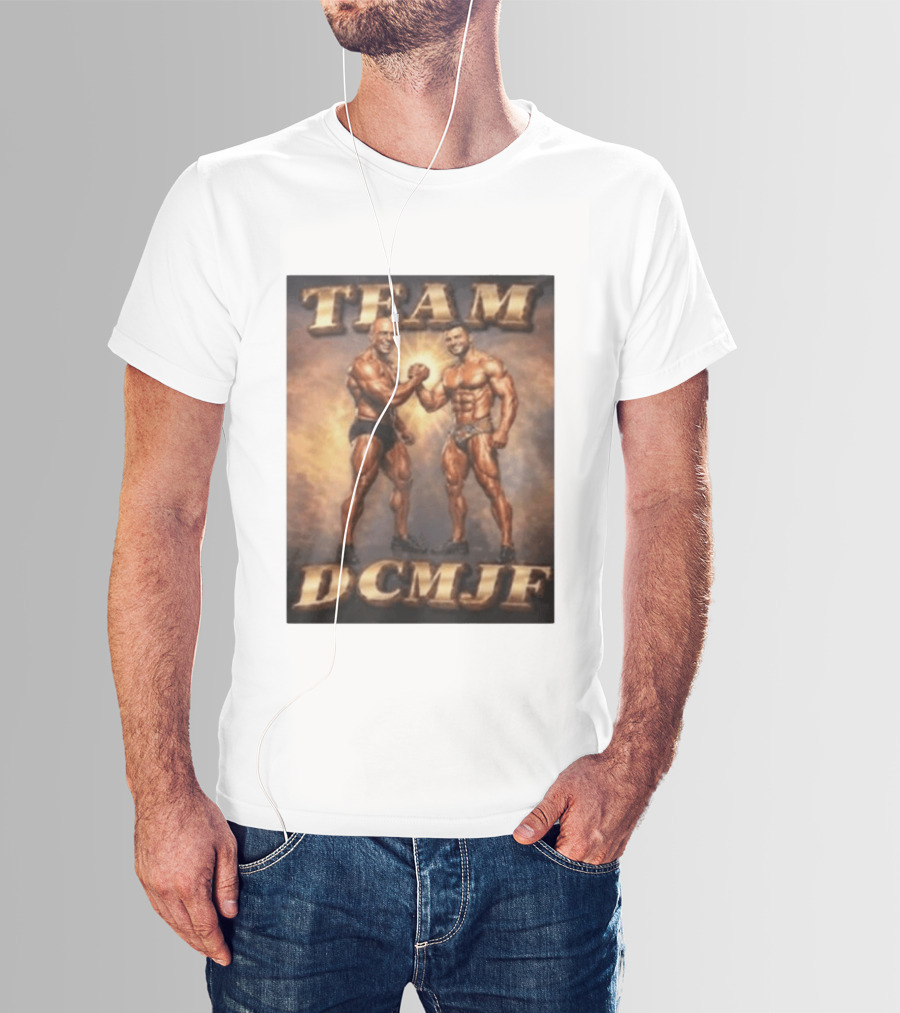 TEAM DCMJF Bodybuilders Flexing Muscles Together T-Shirt