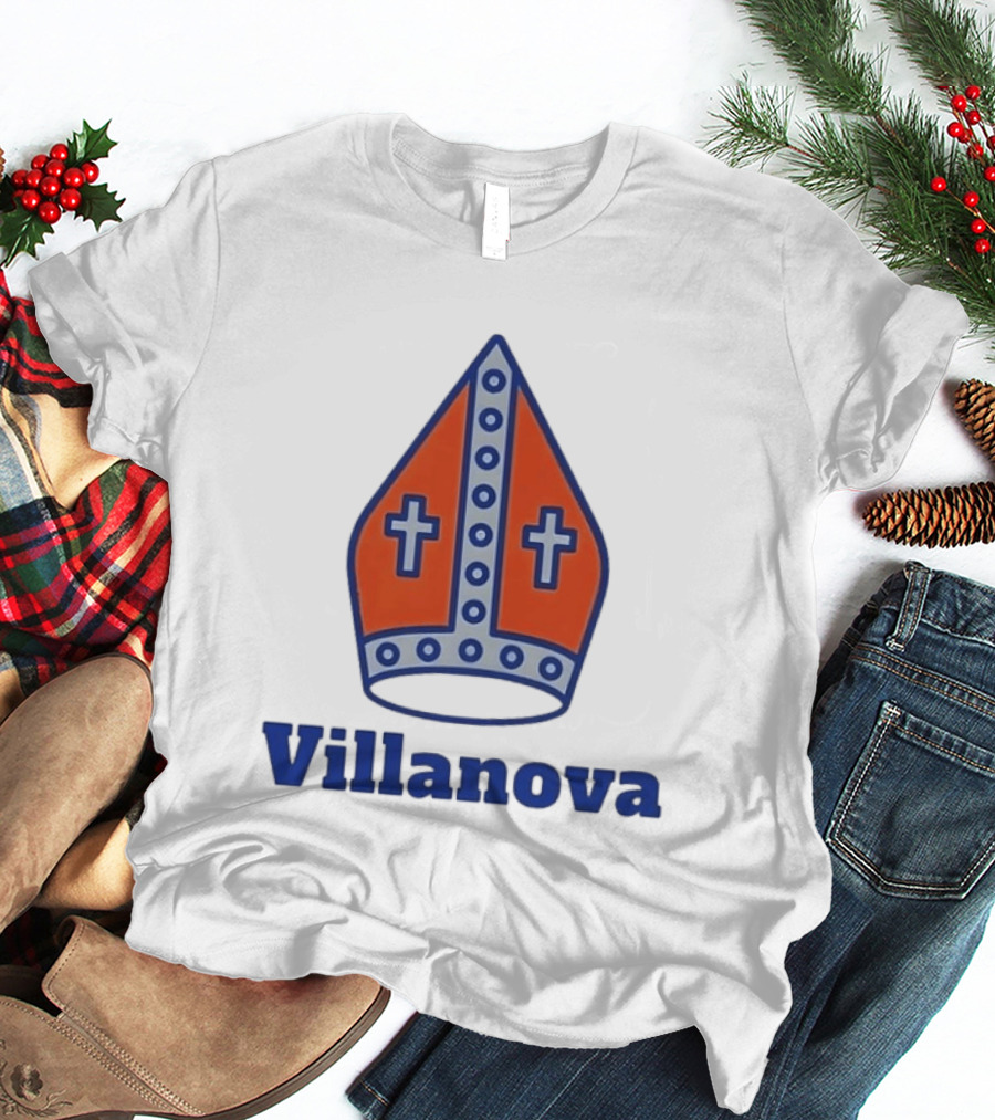 Villanova Nova Knicks Pope New York Basketball NBA 2026 Mashup T-Shirt