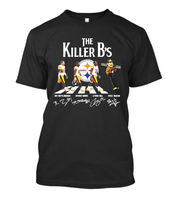 The Killer B's Ben Roethlisberger Antonio Brown Le'Veon Bell Steely McBeam Steelers T-Shirt