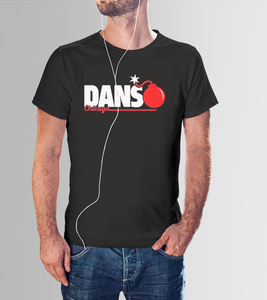 Dans Chicago Bomb Star Red Bomb T-Shirt