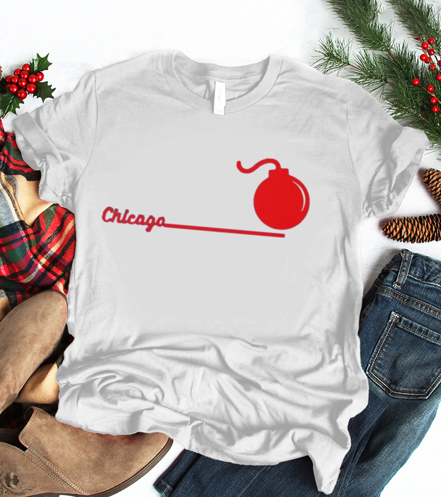 Dans Chicago Bomb Star Red Bomb T-Shirt