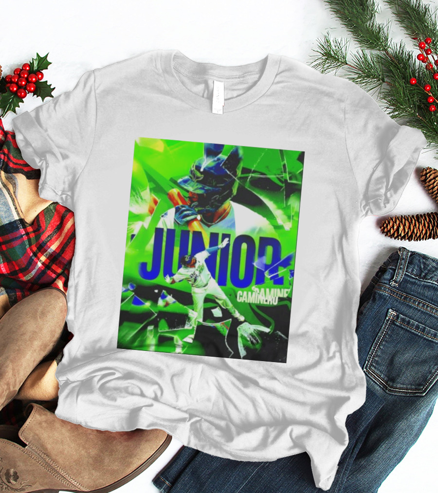 Junior Caminero Tampa Bay Rays La Maxima Baseball Legend T-Shirt