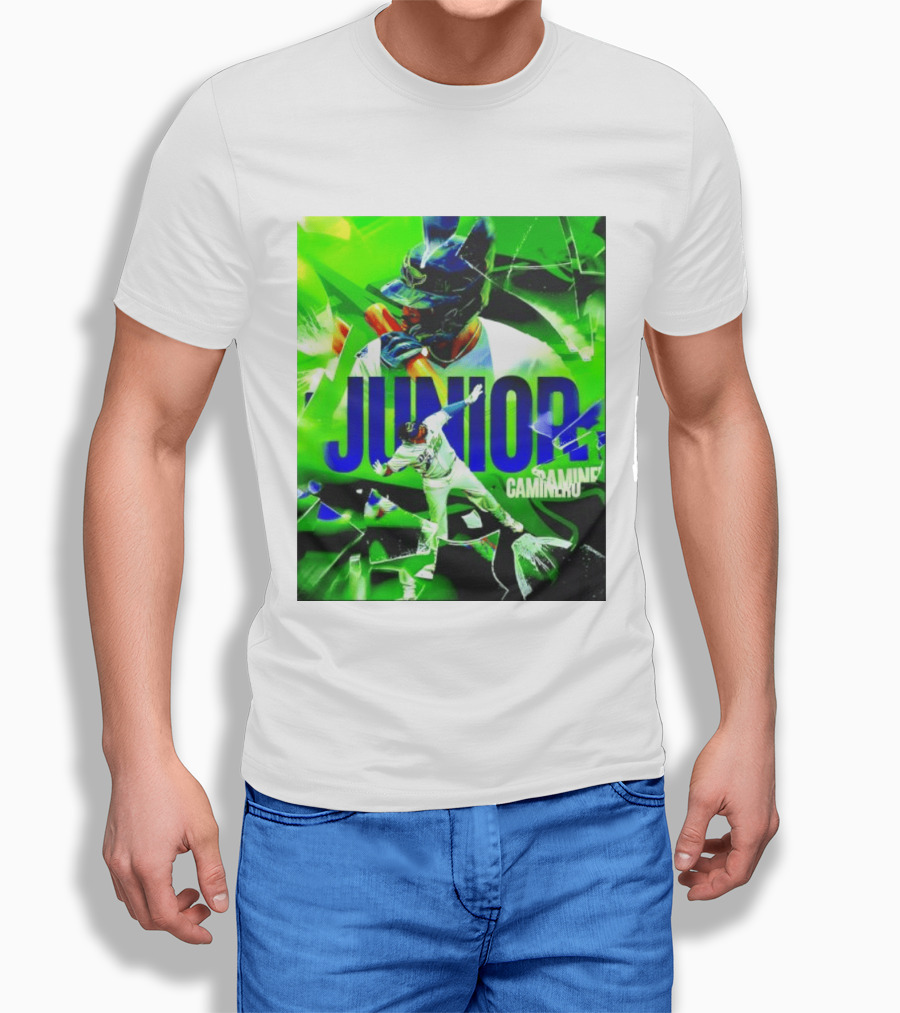 Junior Caminero Tampa Bay Rays La Maxima Baseball Legend T-Shirt