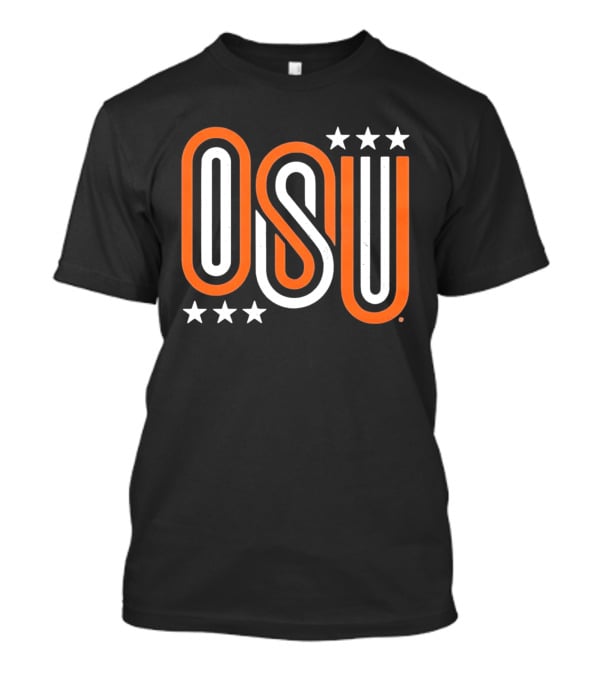 OSU Stars Orange White T-Shirt