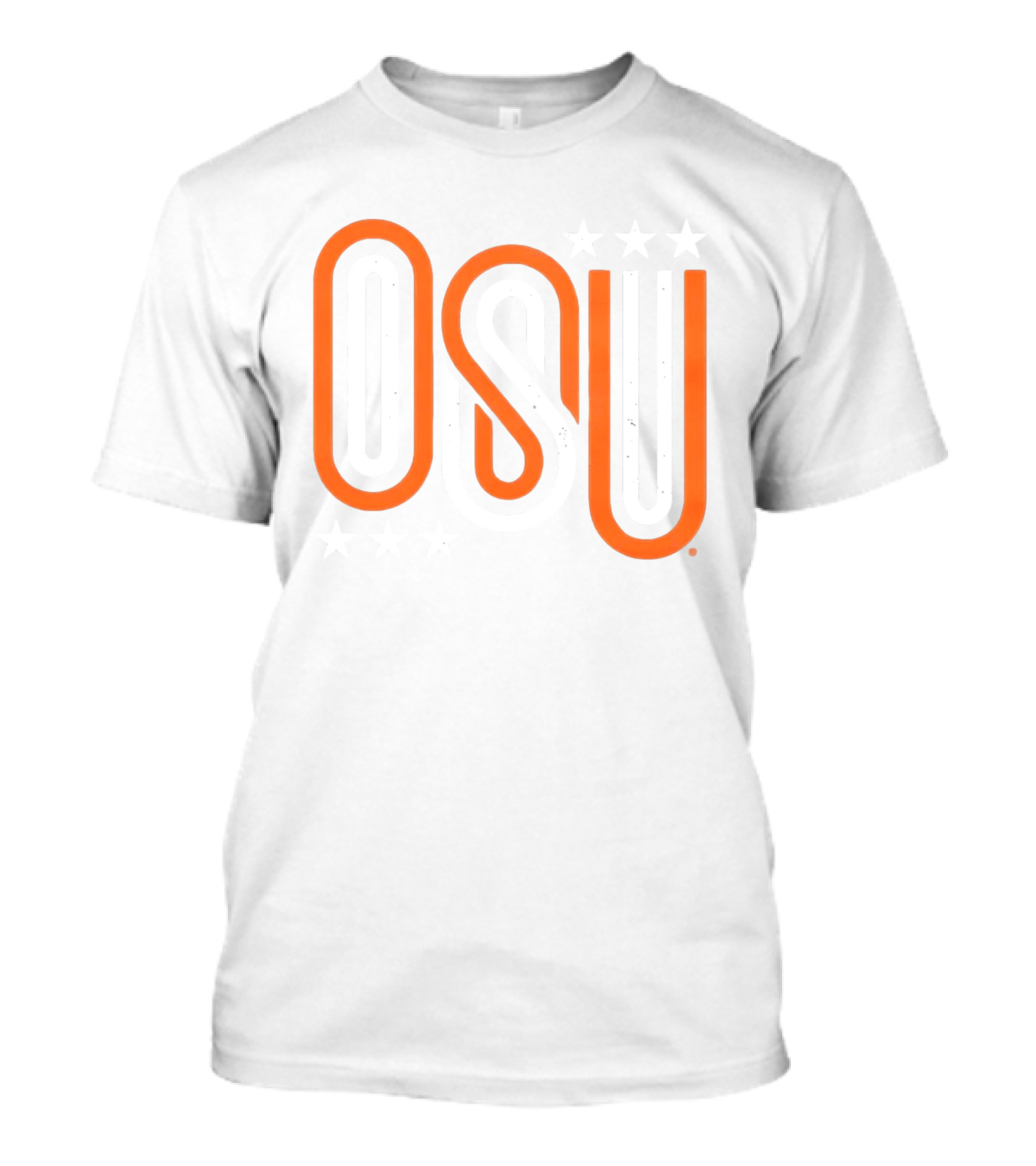 OSU Stars Orange White T-Shirt