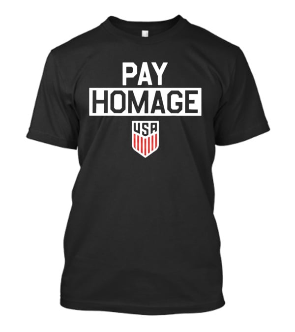 PAY HOMAGE USA Shield T-Shirt
