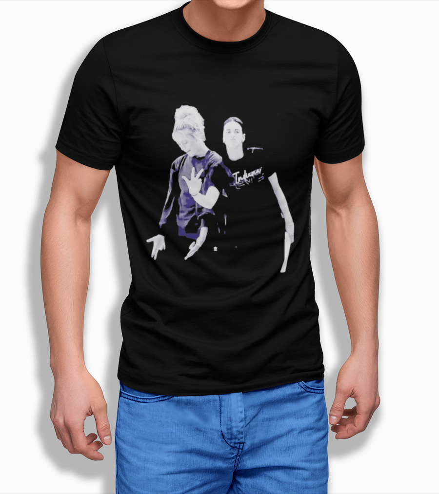 Caitlin Clark Sophie Cunningham Black White Photo And Indecisive T-Shirt