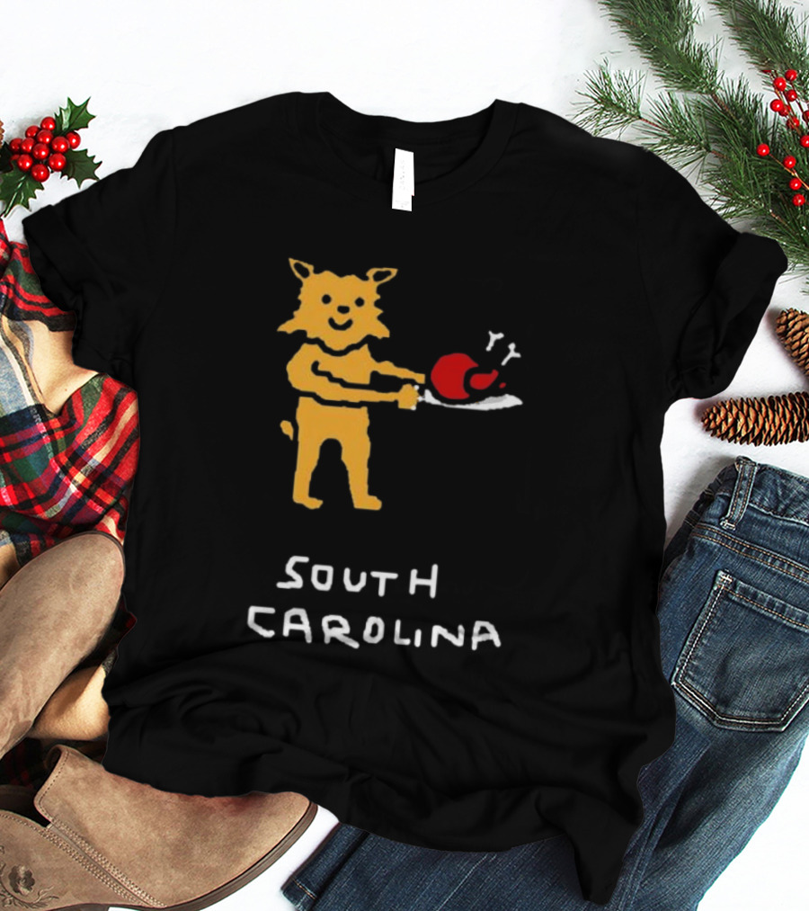 South Carolina Gamecocks 2026 27 SEC Football Schedule Cartoon T-Shirt