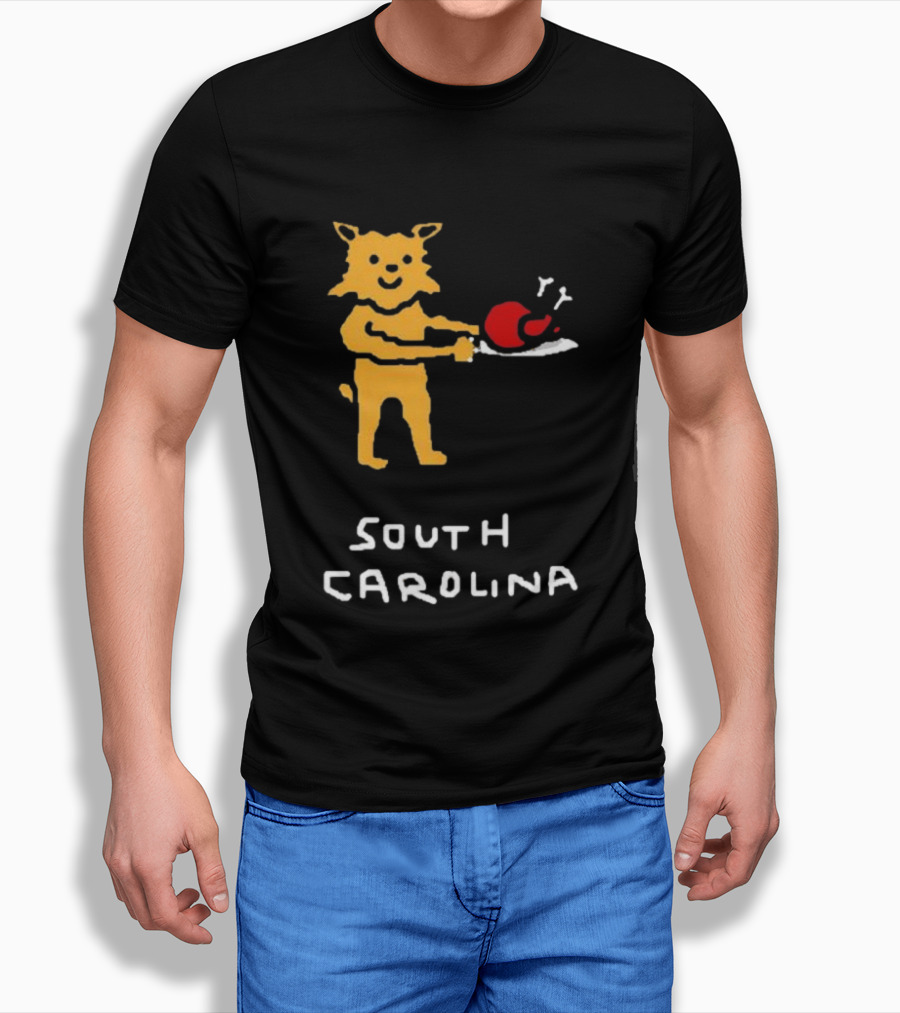 South Carolina Gamecocks 2026 27 SEC Football Schedule Cartoon T-Shirt