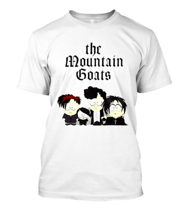 South Park Characters As The Mountain Goats Gothic T-Shirt