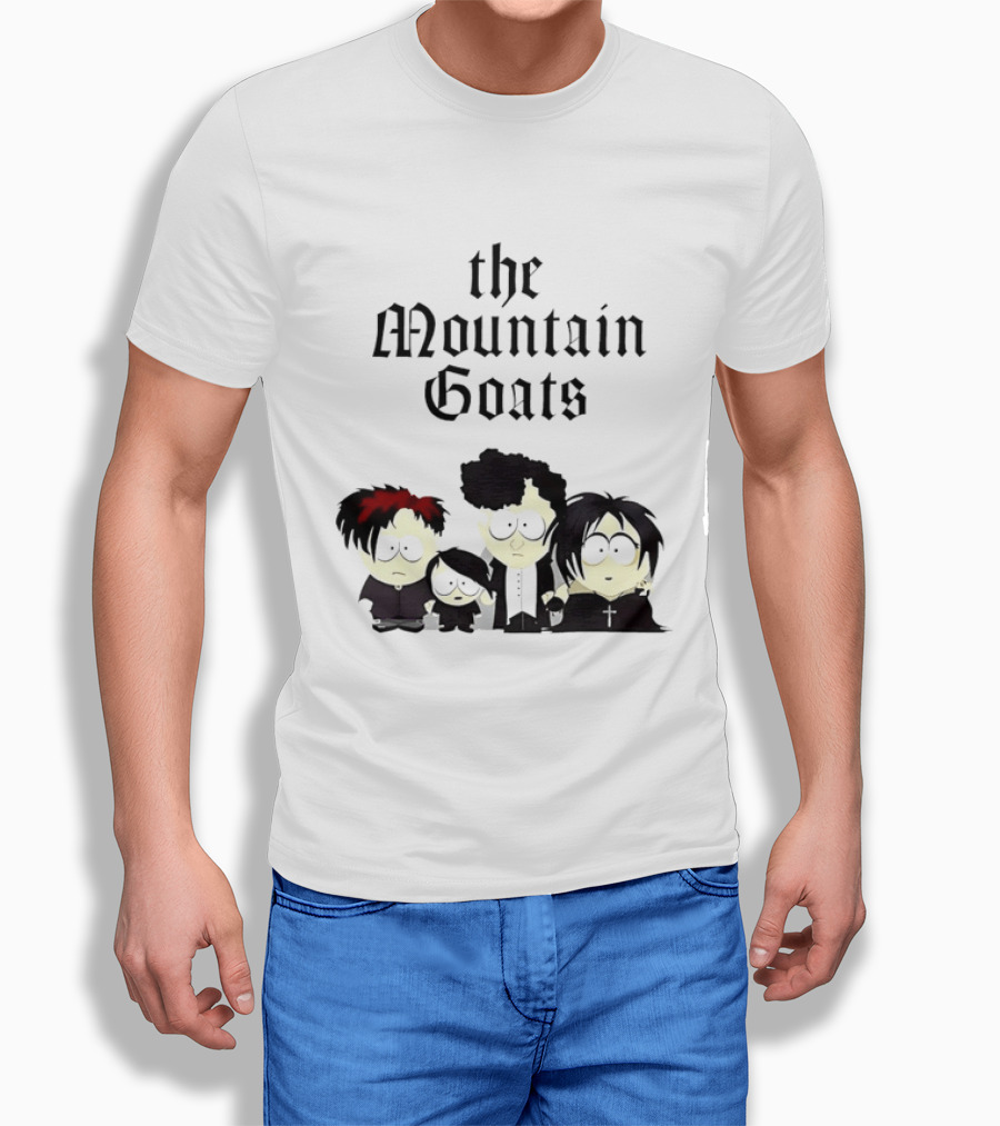 South Park Characters As The Mountain Goats Gothic T-Shirt