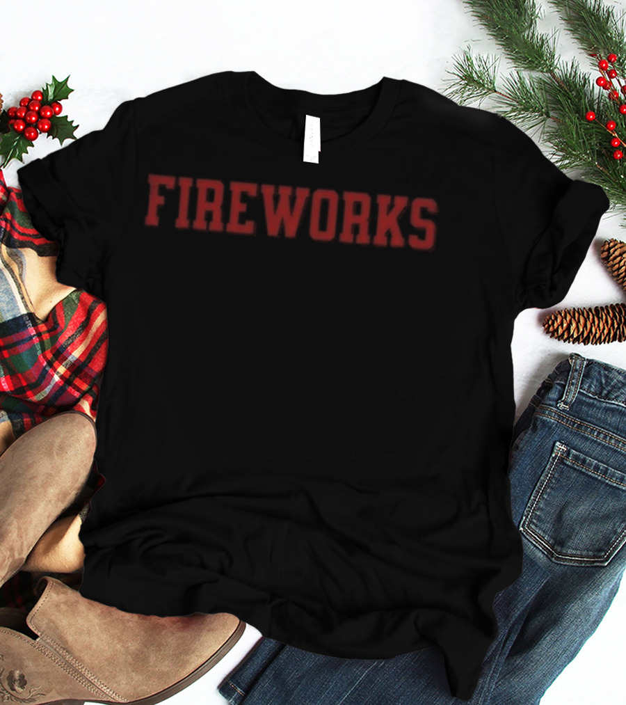 Fireworks America 250 Years 4th Of July Celebration T-Shirt