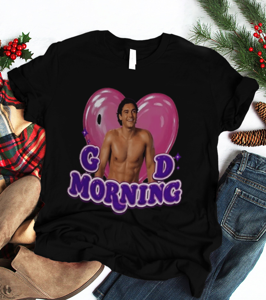 Garrett Graham Good Morning Off Campus Briar U Pink Heart T-Shirt
