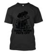 Hard Work Pays Off Dog Gun Money T-Shirt