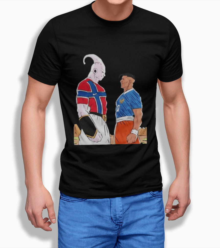 Norway Haaland Versus Mbappe France Dragon Ball Z T-Shirt