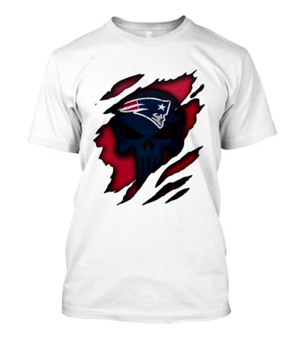 Patriots Skull Rip T-Shirt