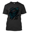 Philadelphia Eagles Punisher Skull Ripped Effect NFL Team Merchandise T-Shirt
