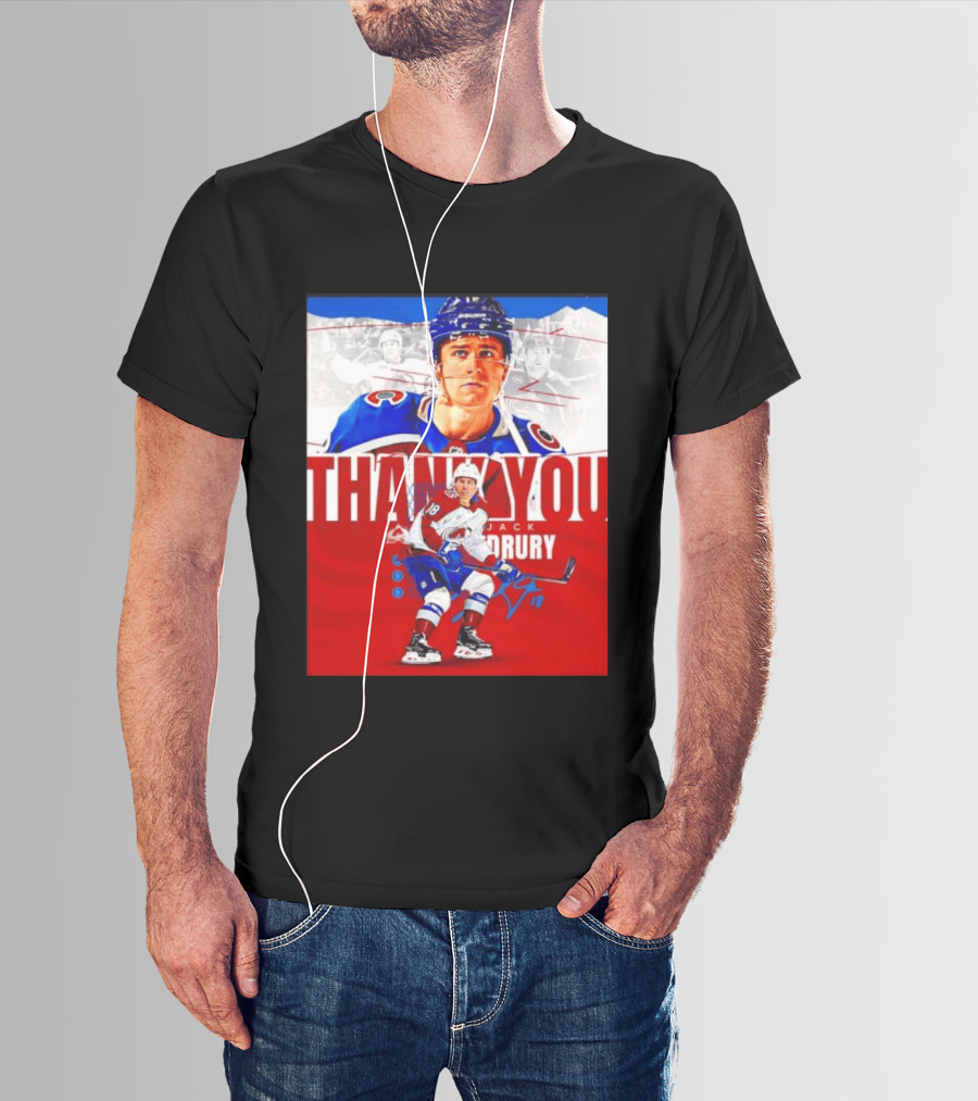Jack Drury Thank You Colorado Avalanche T-Shirt