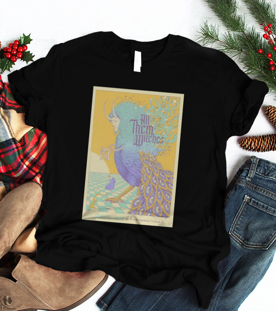 All Them Witches July 3 2026 Parkbuhne Leipzig DE Vintage With Slomosa And Rezn T-Shirt