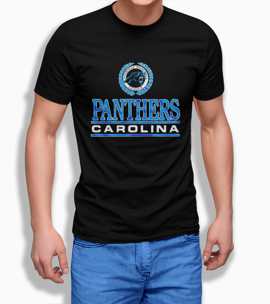 Carolina Panthers Blue Emblem Crest T-Shirt