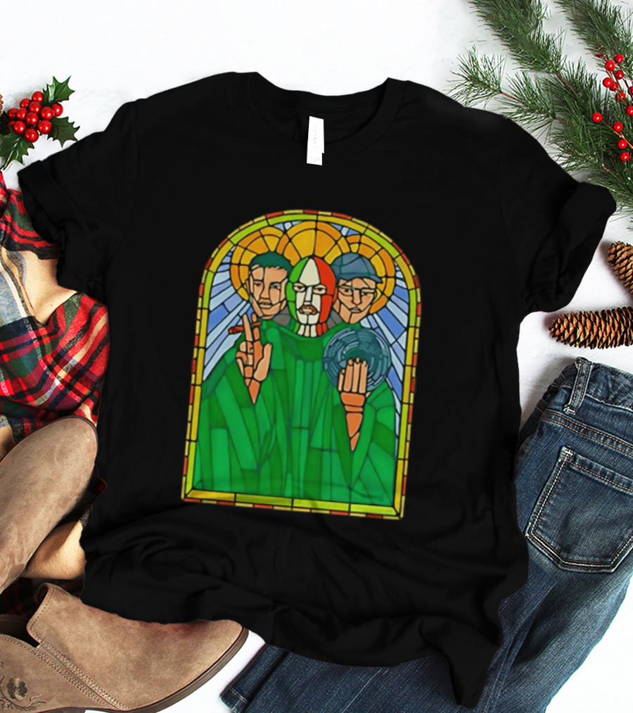 Conor McGregor Khabib Nurmagomedov Dustin Poirier MMA Ultimate Fighting Stained Glass T-Shirt