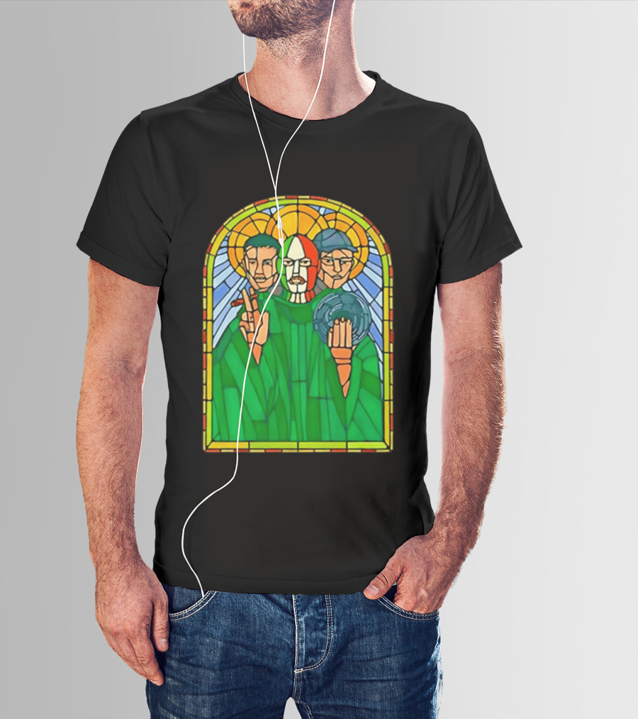Conor McGregor Khabib Nurmagomedov Dustin Poirier MMA Ultimate Fighting Stained Glass T-Shirt