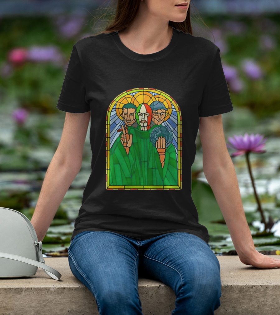 Conor McGregor Khabib Nurmagomedov Dustin Poirier MMA Ultimate Fighting Stained Glass T-Shirt