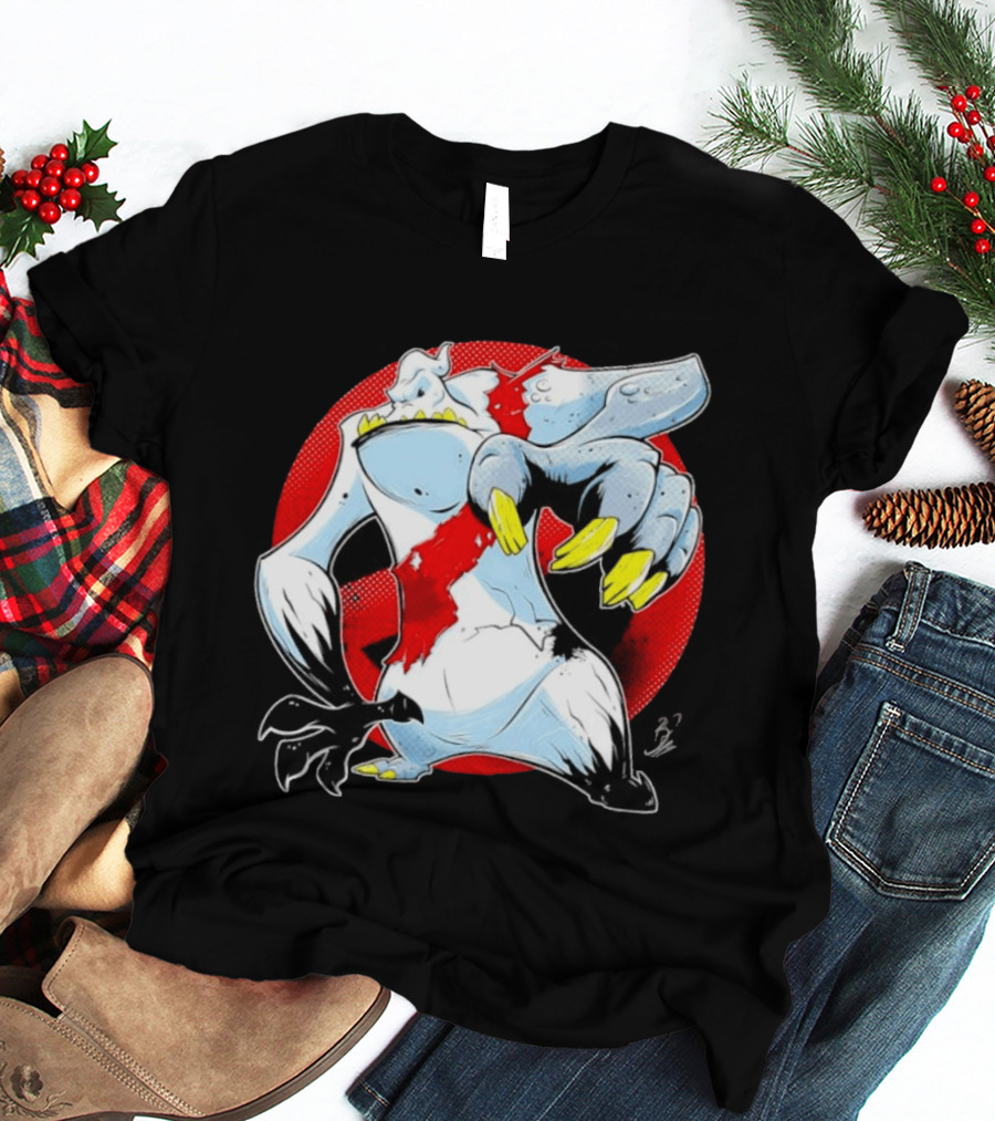 Stay Puft Marshmallow Man Angry Kaiju Ghostbusters Monster Claws T-Shirt
