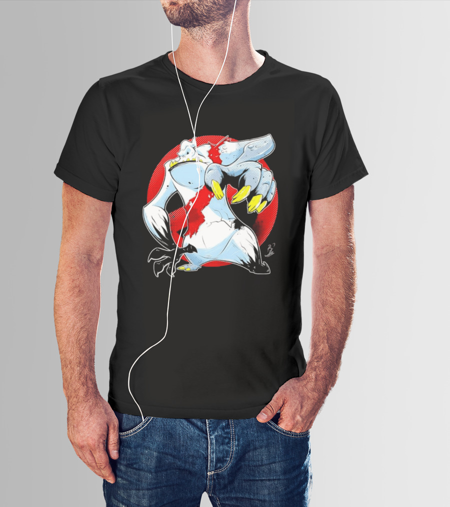 Stay Puft Marshmallow Man Angry Kaiju Ghostbusters Monster Claws T-Shirt