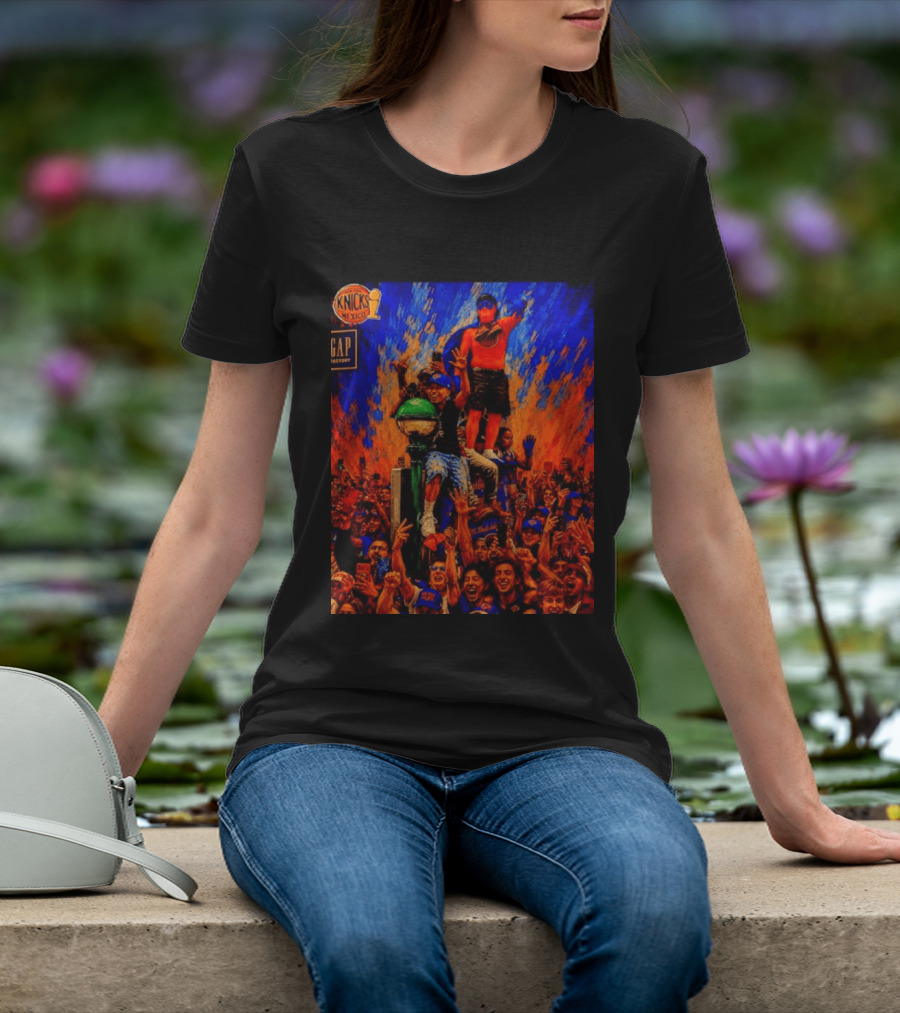 Knicks Fans Celebration New York Subway Graffiti Mexico NBA T-Shirt