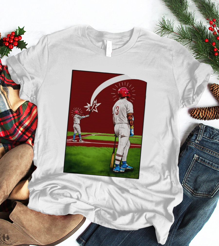 Kyle Schwarber Bryce Harper Philadelphia Phillies MLB Baseball Players T-Shirt
