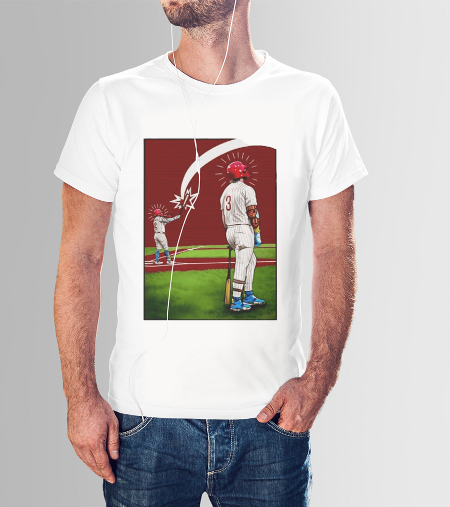 Kyle Schwarber Bryce Harper Philadelphia Phillies MLB Baseball Players T-Shirt