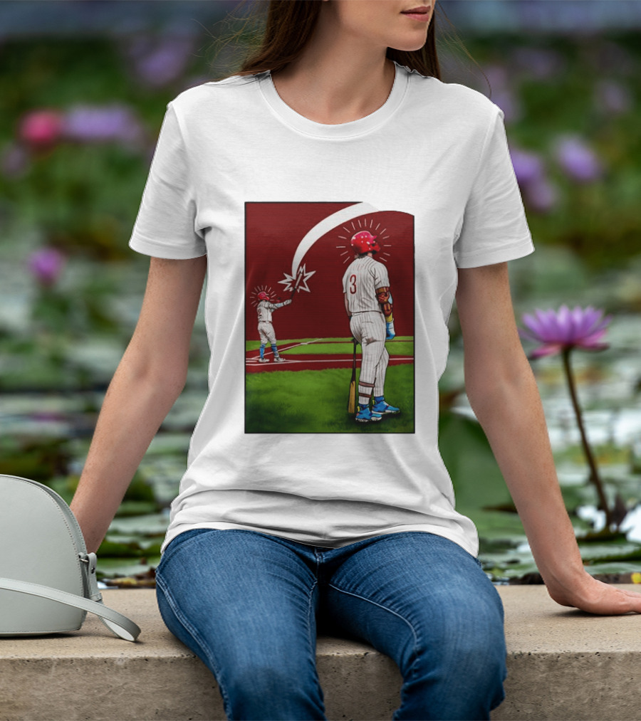 Kyle Schwarber Bryce Harper Philadelphia Phillies MLB Baseball Players T-Shirt