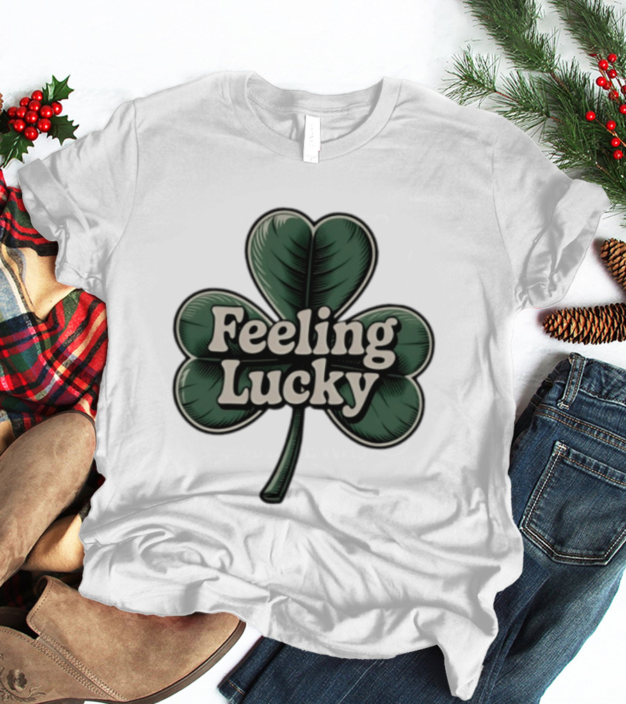 Feeling Lucky Shamrock St. Patrick's Day Clover T-Shirt