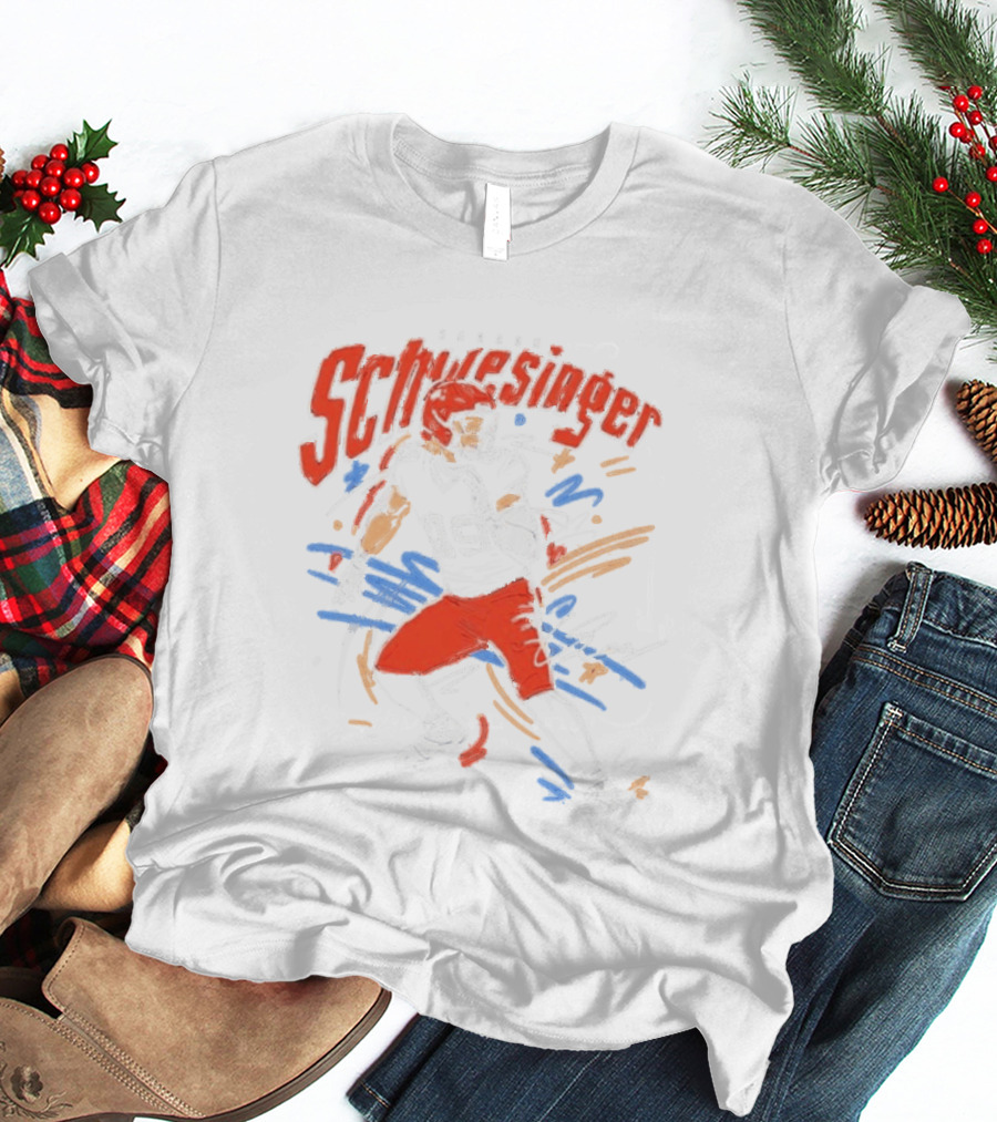 Carson Schwesinger Vibrant Cleveland Browns Scribble Football Player T-Shirt
